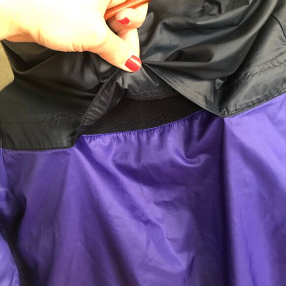 VTG 90s Nike The Windrunner Windbreaker Hooded Running Jacket Womens Medium - Picture 13 of 15